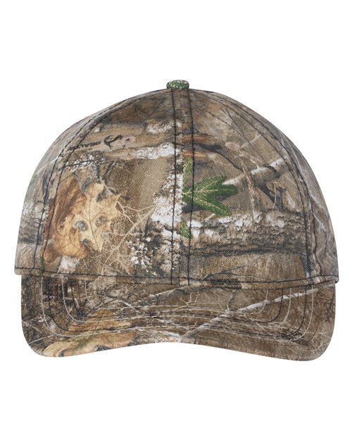 Camo Cap with American Flag Undervisor