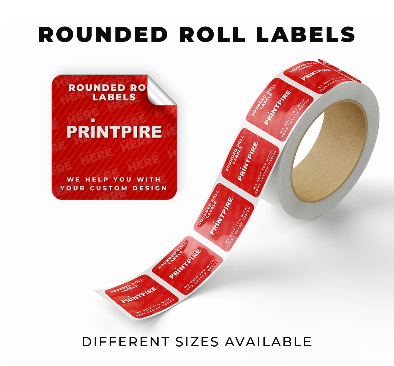 Rounded Roll Labels
