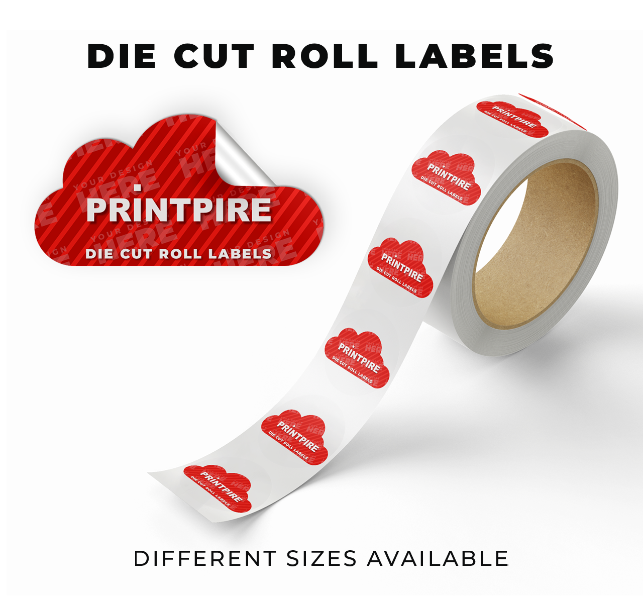 Die cut Roll Labels