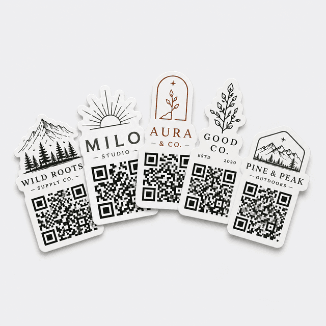 QR Code Stickers, view 1