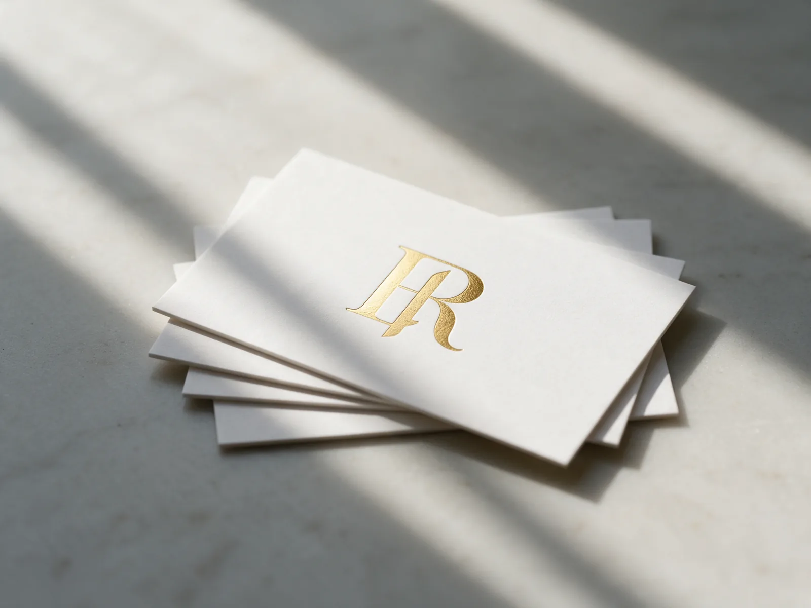 Foil Stamped business cards