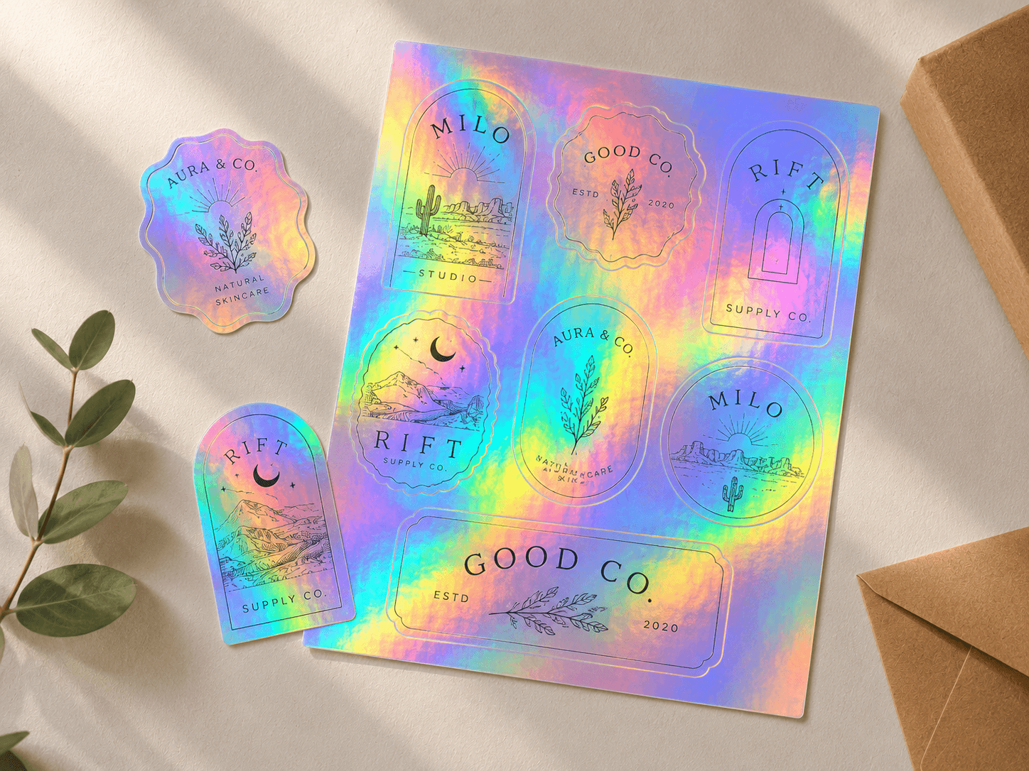 Holographic Stickers