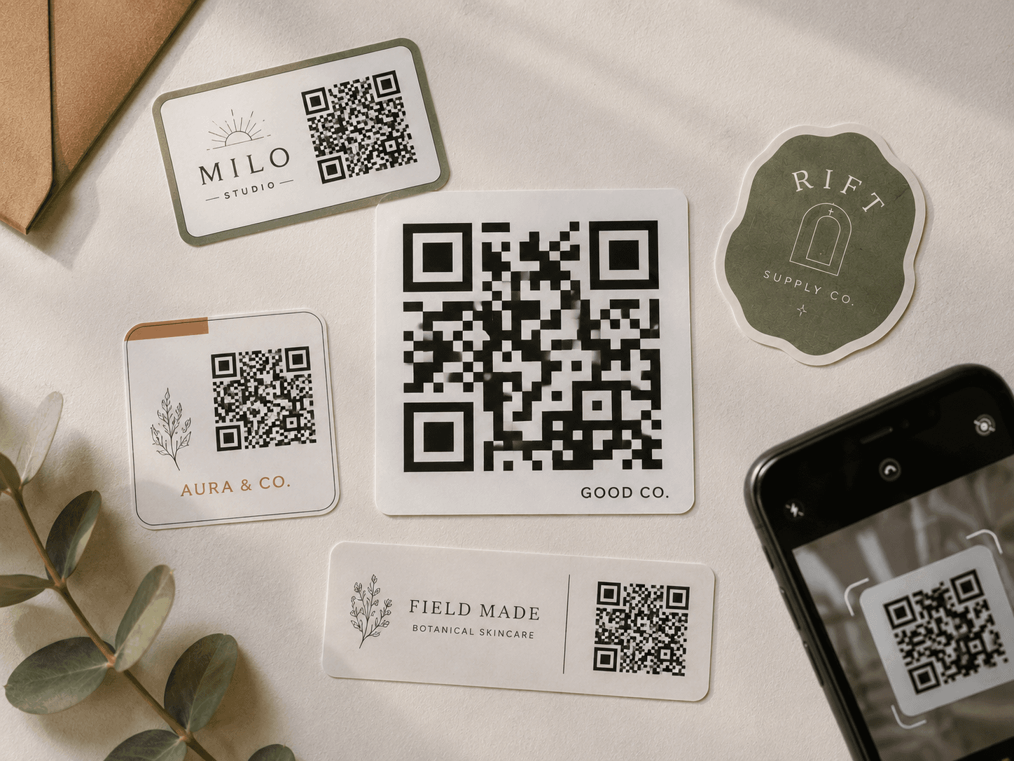 QR Code Stickers, view 2