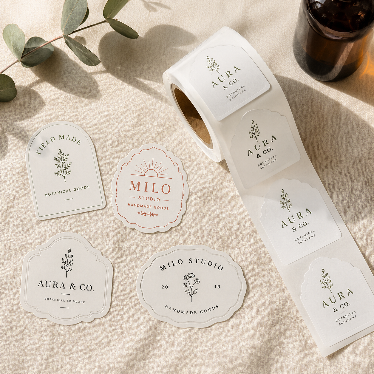 Custom Die Cut Labels · Waterproof Vinyl Roll Labels | PrintPire ...