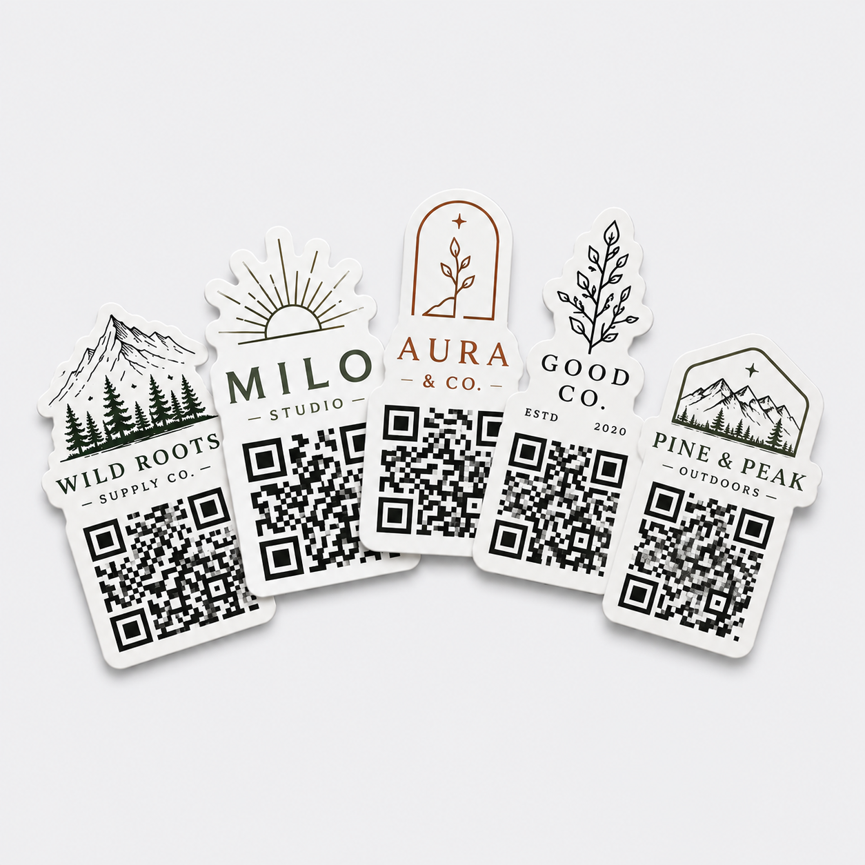 Custom QR Code Stickers · Scannable Vinyl Stickers | PrintPire | PrintPire
